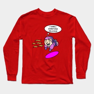 I smell something delicious pink color Long Sleeve T-Shirt